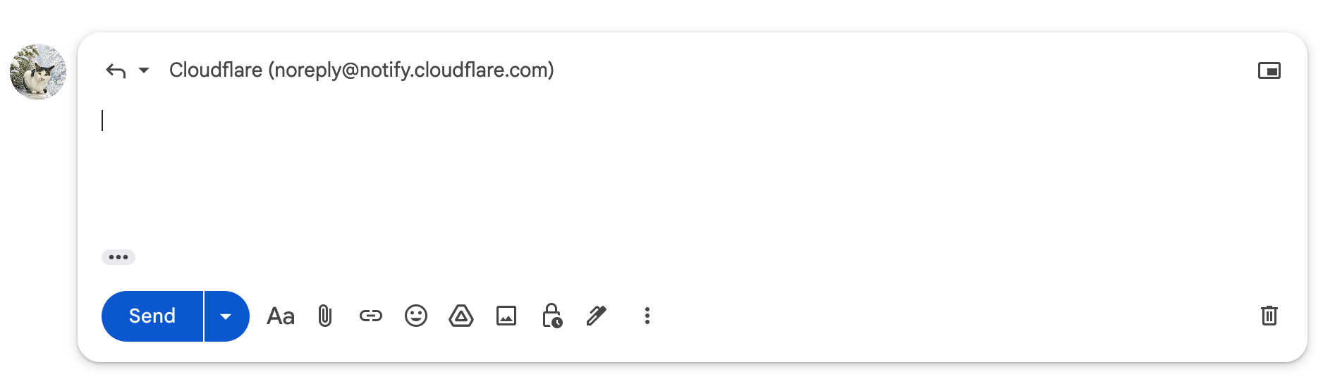 Gmail Reply UI